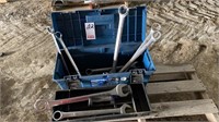 Tool Box W/ Misc Large Wrenches