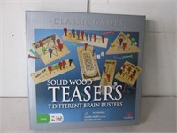 NEW CLASSIC GAMES  SOLID WOOD TEASERS