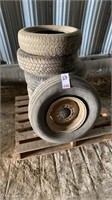 Pallet of 6 Assorted Tires