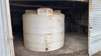 Unused 1250gal poly water tank