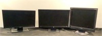 (3) Computer Monitors