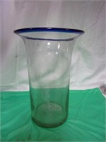 13" Tall Glass Vase