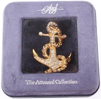 ATWOOD COLLECTION ANCHOR LADIES PIN