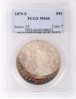 1879-S PCGS MS66 MORGAN SILVER DOLLAR