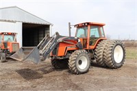 Allis Chalmers 8050 Tractor with Stoll Loader