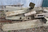 Pile Of Blocking Lumber