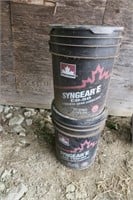 2 Pails Gear Lubricant  - Opened