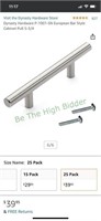 SATIN NICKEL CABINET PULLS