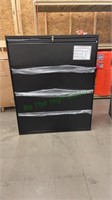 BLACK FILE CABINET