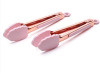 2 PC MINI TONGS SET (6")