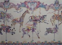 Carousel Horse Themed Wall Art