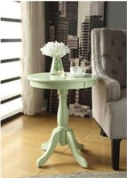 Acme Furniture Alger Side Table, Quick Ship Green
