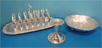 Silverplate Toast Holder Lot