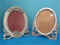 Oval Pewter Table Top Frames