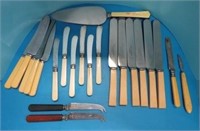 French Ivory Handled Knives Lot