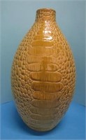 Alligator Textured Ceramic Vase