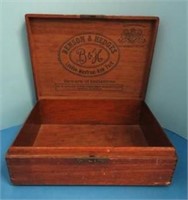 Benson & Hedges Wooden Cigar Box