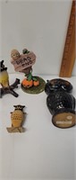 Halloween owl decorations with beeswax made owl