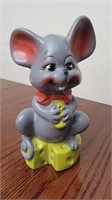 1973 Mouse Cheese Coin Bank Russ Berrie