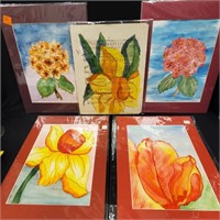 (5) Beautiful Oil Painting Flower Pictures