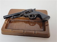 Vtg Revolver Porcelain Ashtray-B.P. Product