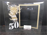 Glass "50" Picture Frame