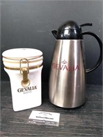 Gevalia Carafe and Canister