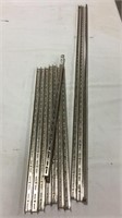 Metal shelf standards 3-48”, 8-24”