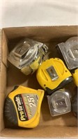 Lot of tape measures