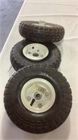3-4.10/3.50-4  10” pneumatic tires