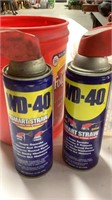 WD 40 & containers