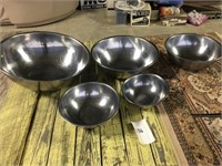 Stainless Mixing Bowl Set (5)
