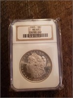 1883 MSG5 ANA Morgan Dollar