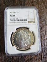 1902 O MS 65 NGC Morgan Dollar