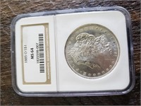 1885 O Morgan Dollar MS65 NGC