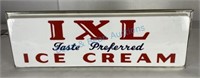 Vintage soda fountain lighted ice cream sign