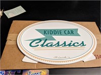 Kiddie Car Classic Metal sign
