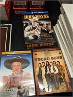 John Wayne box set, young guns, Bob Hope cds