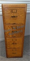 Nice Antique oak file cabinet