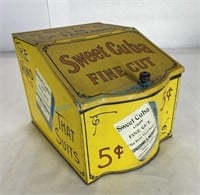 Sweet Cuba find cut cigar antique tin