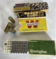 Lot of vintage ammunition 38 Smith and Wesson,