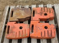 Pallet of 8 Tractor Weights
