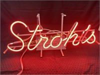 Stroh's Neon Beer Sign