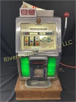 Jennings Nevada Club 10 Cent Slot Machine