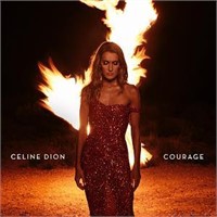 New Celine Dion Courage cd, slightly cracked and