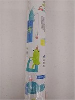 New 1 roll, double sided kids birthday wrapping