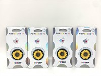 (4) new genuine pop sockets (sunflower)