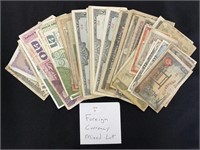 Large Group of Miscellaneous Foreign Currency