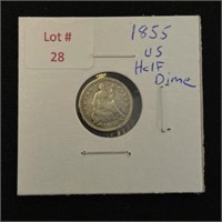 1855 U.S. Half Dime