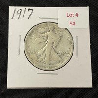 1917 Walking Liberty Half Dollar